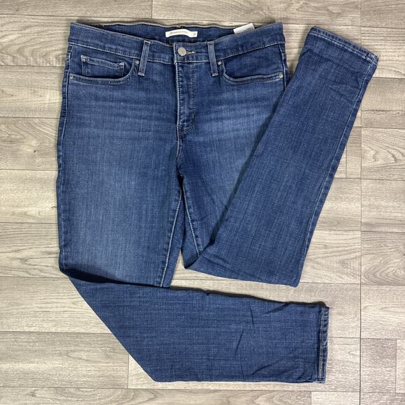 Levi's 311 Shaping Skinny Mid Rise Stretch Denim Jeans Medium Wash sz 31 - Picture 1 of 7